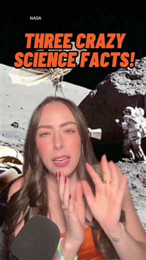 76K views · 3.1K reactions | Crazy science facts about the moon, the eiffel tower, grasshoppers, and dinosaurs! #space #astronomy #science #sciencefacts | Astro Alexandra | Facebook