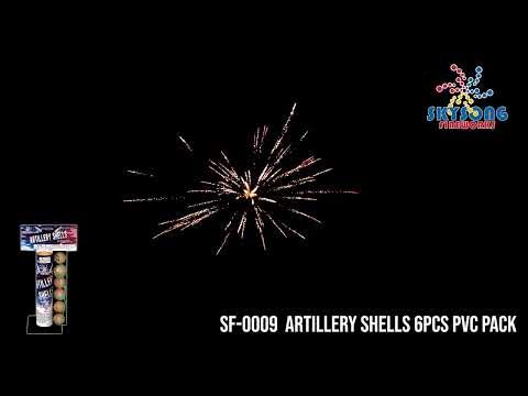 SF-0009 Artillery Shells 6Pcs Pvc Pack