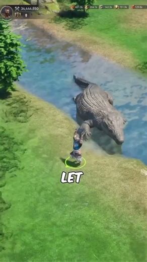 I survived a big 🐊 crocodile today #shorts #shortsfeed