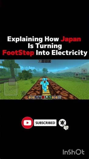 free electricity in Minecraft #minecraft #minecraftshorts
