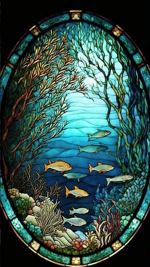 Creating Stained Glass with ChatGPT + Midjourney #SHORT