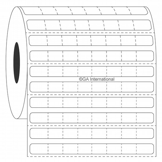 Deep-Freeze Labels for High-Profile PCR Tube Strips - 3" x 0.25" #FJT-269
