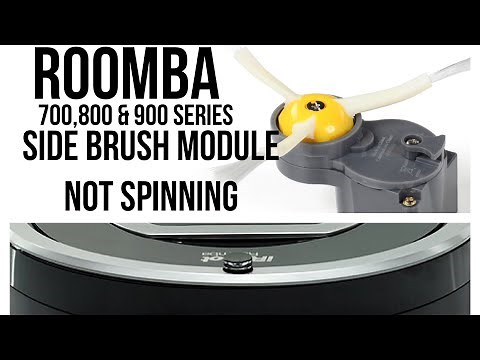 How to fix or replace your roomba 700, 800, and 900 series side brush module