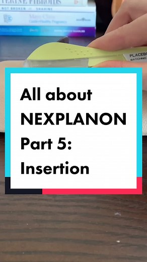 Nexplanon Part 5: INSERTION #learnontiktok #tiktokpartner #nexplanon #birthcontrol #obgyn