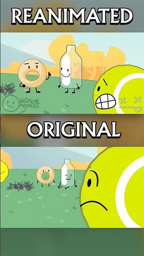 BFDIA 17 Reanimated Comparison [Collab With @nexuster] #bfdi #bfb #tpot #animation #comparison
