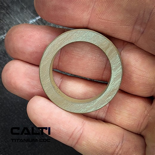Custom Titanium Keychain Ring: Handcrafted EDC, Lightweight, Rustproof (36mm) - Etsy