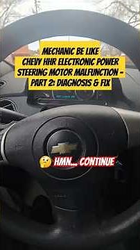 Chevy HHR Electronic Power Steering Motor Malfunction - Part 2: Diagnosis & Fix #shorts #chevrolet