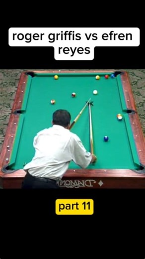 Billiards highlight roger griffis vs efren reyes #highlightsシ゚ #magician #efrenreyes #billiards #part11 | Garsing Burbano D'makz