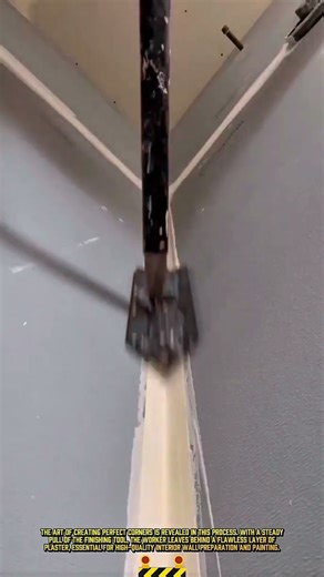 Wall Corner Finishing Process for Seamless Joints