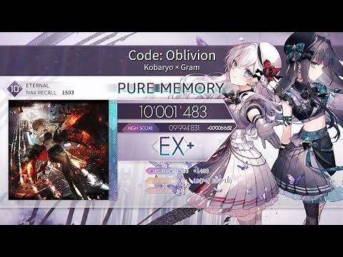 【Arcaea】Code: Obilivion [ETR 10+] PM 10'001'483pts (Max -20)