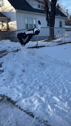 Incredible Snowskate Trick Success Story