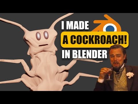 I Made A Cockroach In Blender
