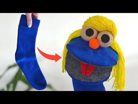 DIY Sock Puppet🧦Easy Craft Idea