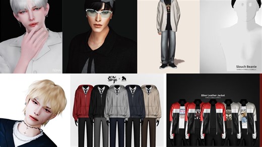 【模拟人生4mod分享】韩系男用CC合集80 