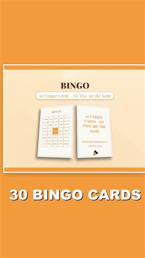 40th Birthday Party Games - 8 Printable Games + Bingo #Shorts