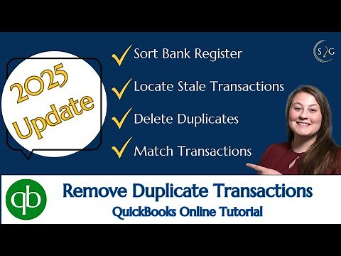How to Find and Remove Duplicate Transactions in QuickBooks Online (2025 Update)