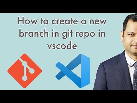 How to create a new branch in git repo in vscode