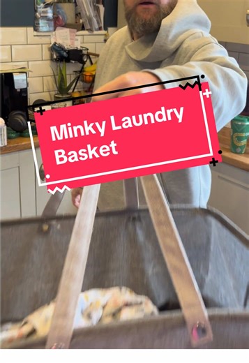 This space saving washing basket design from @Minky Homecare is absolue genius! #cleantok #laundryhack #washingmachinehack #minky #tiktokmademebuyit