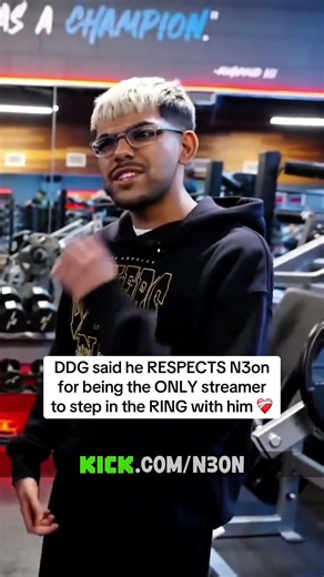 DDG said he RESPECTS N3on for being the ONLY streamer to step in the RING with him ❤️‍🩹 #ddg #fyp