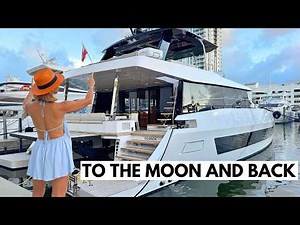 THIS MOON IS HOT 🥵 2025 Moon 60 Power Catamaran Yacht Tour