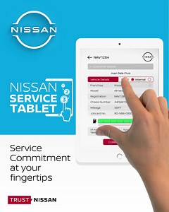1.6K views · 32 reactions | The innovative Nissan Service Tablet is a results-driven technology that’s used across all Nissan Service Centers to ensure a seamless process from beginning to end. Download the Nissan Assist App today. #TrustNissan #NissanAssistApp | Nissan Philippines, Inc. | Facebook