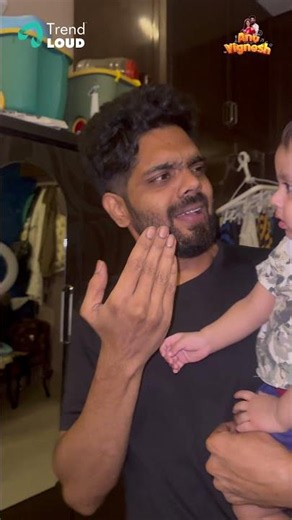 Father’s Day Made Extra Special 💙✨ #anuvignesh #couplecomedy