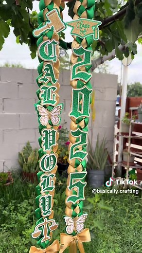 Creating Beautiful Graduation Ribbon Sashes and Leis