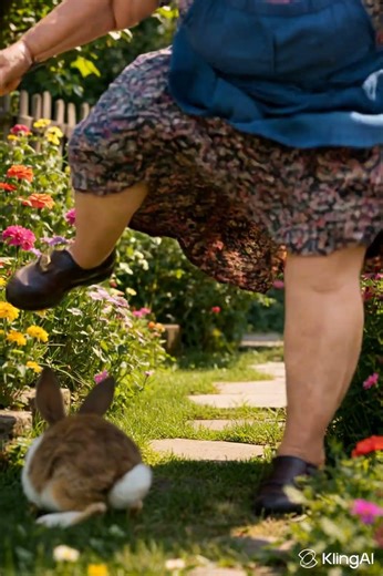 Angry Grandma vs Sneaky Bunny 🐰😂 | Funniest Garden Chase