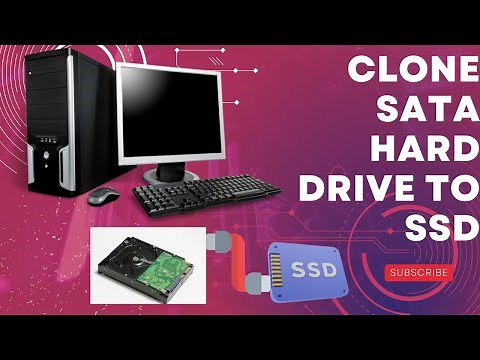 How to clone SATA hard drive to SSD drive