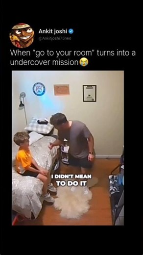 This lighthearted family clip captures a perfectly timed moment of humor that plays out during what