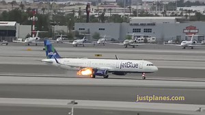 Airplane Engine Explodes
