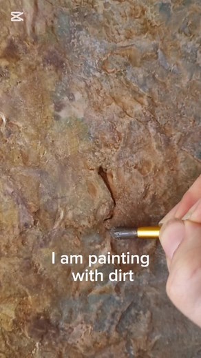 Painting abstract art with dirt. I gather the pigments from places of beauty allowing me to bring nature inside. #earthpigments #paintwithclay #naturalabstractart #abstractartist #abstractart #abstractpainting #naturalliving
