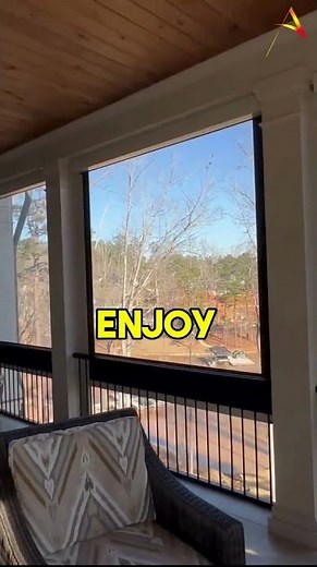 Discover Clear Vinyl Porch Enclosures by Apollo Screen & Shades #motorizedscreen #alpha