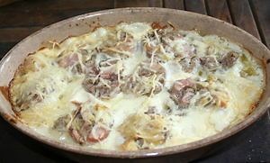 Recette de gratin d'andouillette et pommes de terre