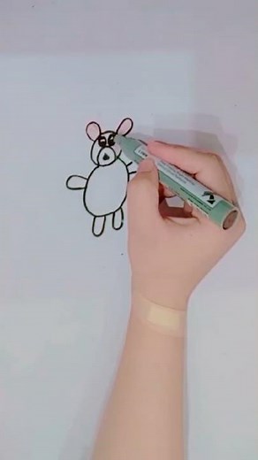 Cute Teddy Bear Drawing 🧸 Easy Step by Step Drawing for Kids Simple Cartoon Art