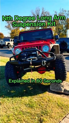 What’s the Nth Degree Suspension Rubicon TJ Lifted AEV Nth Degree 37s #offroad #jeep #wrangler