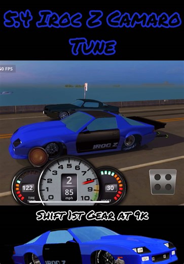 Fastest Iroc-Z Camaro Tune #nolimit2 #mobilegame #irocz #racing #camaro