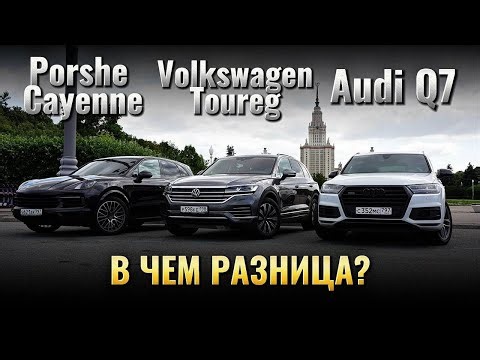 Q7 vs Touareg vs Cayenne. Одна платформа, три характера. Кто кого?