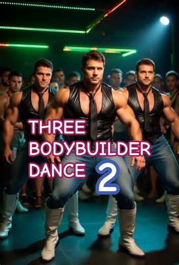 Three Bodybuilder Dance #universaldance #dancechallenge #aidanceart #entertainment