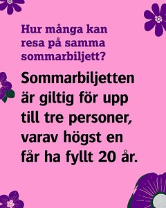 Res tillsammans med sommarbiljetten! 🚆☀️ | Skånetrafiken