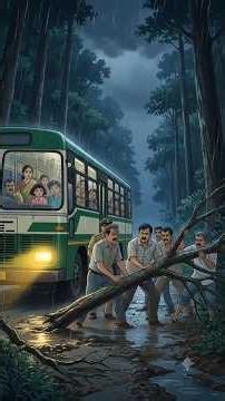 🌧️ Raat Ki Bus Yatra 😱 | Andhi-Tufaan mai❤️| 90s Memories