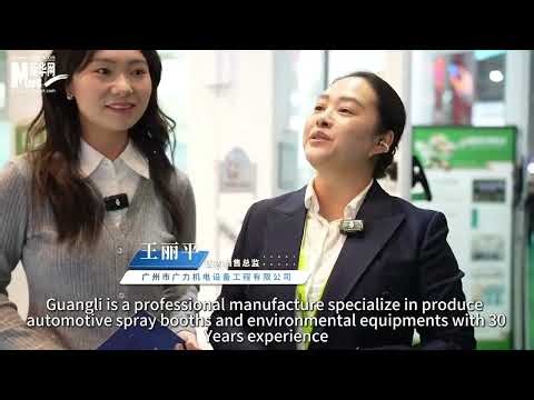 Thanks for Xinhua Net News invited Guangli spray booth manufacturer to interview