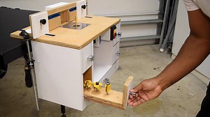 I built a simple benchtop router table
