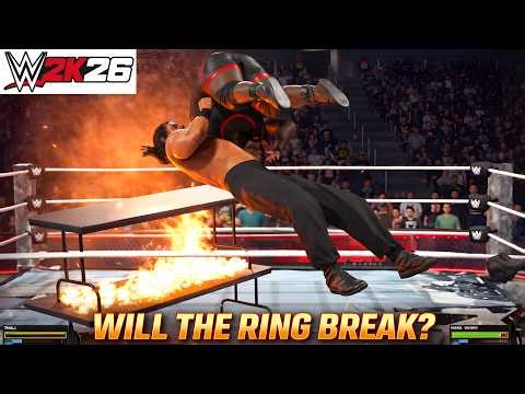 This Super plex Destroyed EVERYTHING 😱🔥will the RING BREAK ? WWE2K26
