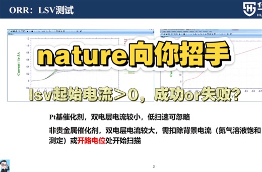 nature向你招手，lsv起始电流＞0，成功or失败？