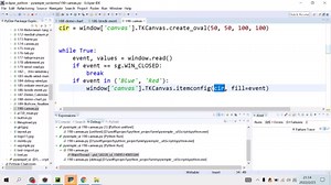 199 python编程pysimplegui画布组件画圆直线 2022-02