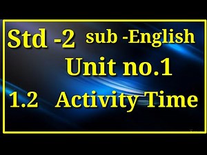 Std 2 | Sub English | 1.2 Activity Time
