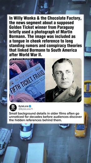 A brief scene in Willy Wonka contained a surprising historical reference few viewers noticed