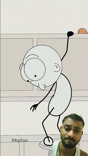 getting a snack at 3 AM be like! 😂(best animation memes) #shorts #fyp #anime #pkgfun #memelive