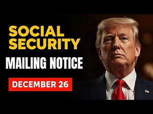 Social Security Notices Sent by SSA on December 26 — Plus New Stimulus Update |Social Security